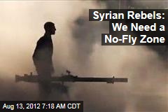 Syrian Rebels: We Need a No-Fly Zone