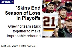 'Skins End Season of Loss in Playoffs