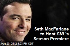Seth MacFarlane to Host SNL &#39;s Season Premiere