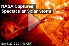 NASA Captures Spectacular Solar Storm