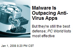 Malware Is Outpacing Anti-Virus Apps