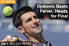 Djokovic Beats Ferrer, Heads for Final