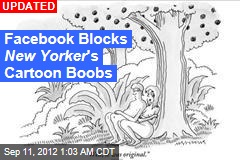 Facebook Blocks New Yorker Post for Cartoon Boobs