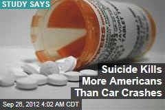 Suicide Kills More Americans Than Car Crashes