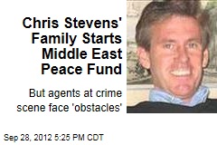 Chris Stevens&#39; Family Starts Middle East Peace Fund
