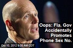 Oops: Fla. Gov Accidentally Promotes Phone Sex No.