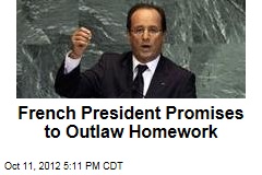 French president outlaws homework 08 image
