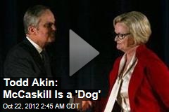 Todd Akin: McCaskill Is a &#39;Dog&#39;