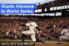 Giants Advance to World Series