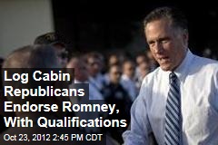 Log Cabin Republicans Endorse Romney, With Qualifications