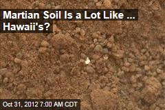 Martian Soil is a Lot Like ... Hawaii&#39;s?