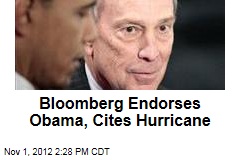 Surprise Move: Bloomberg Endorses Obama
