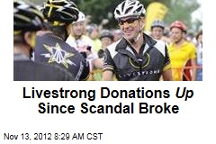 Livestrong Donations Up Since Scandal Broke