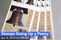 Stamps Going Up a Penny