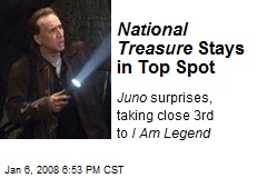 National Treasure Stays in Top Spot