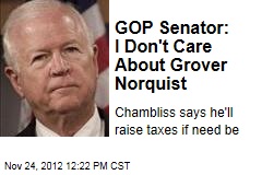 GOP Senator: I Don&#39;t Care About Grover Norquist