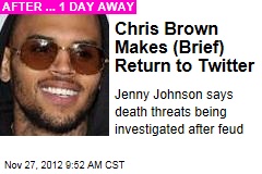Chris Brown Makes (Brief) Return to Twitter