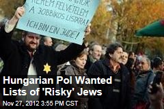 Hungarian Pol Wanted Lists of &#39;Risky&#39; Jews
