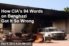 How CIA&#39;s 94 Words on Benghazi Got It So Wrong