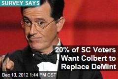 20% of SC Voters Want Colbert to Replace DeMint