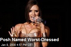 Posh Named Worst-Dressed