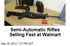 Semi-Automatic Rifles Selling Fast at Walmart