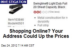 Shopping Online? Your Address Could Up the Prices