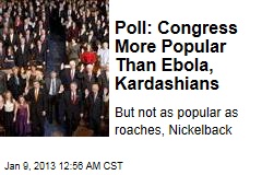 Poll: Congress More Popular Than Ebola, Kardashians