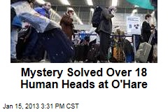 Mystery Solved Over 18 Human Heads at O&#39;Hare