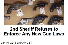 2nd Sheriff Refuses to Enforce Any New Gun Laws