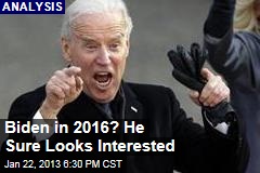 Biden in 2016? He Sure Looks Interested