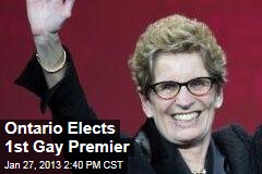 Ontario Elects 1st Gay Premier