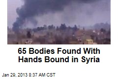 65 Bodies Found With Hands Bound in Syria