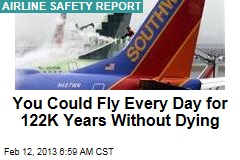 You Could Fly Every Day for 122K Years Without Dying