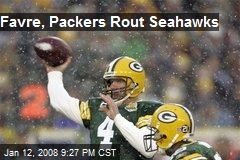 Favre, Packers Rout Seahawks
