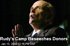 Rudy's Camp Beseeches Donors