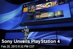Sony Unveils PlayStation 4