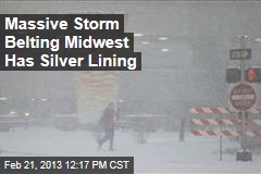 Massive Storm Belting Midwest Has Silver Lining