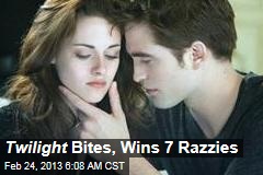 Twilight Bites, Wins 7 Razzies