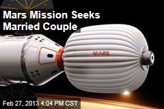 Mars Mission Seeks Married Couple