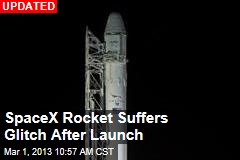 SpaceX Rocket Launches, Carrying Ton of Supplies