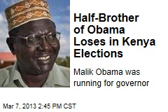 Half-Brother of Obama Loses in Kenya Elections