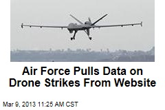 Air Forces Pulls Data on Drone Strikes From Website