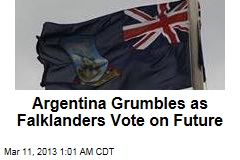 Argentina Grumbles as Falklanders Vote on Future