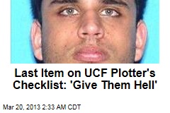 Last Item on UCF Plotter&#39;s Checklist: &#39;Give Them Hell&#39;