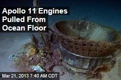 Apollo 11 Engines Pulled From Ocean Floor