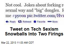 Tweet on Tech Sexism Snowballs Into Two Firings