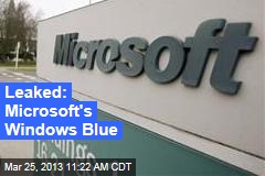 Leaked: Microsoft&#39;s Windows Blue