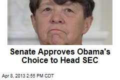 Senate Approves Obama&#39;s Choice to Head SEC