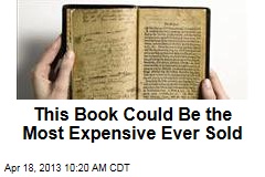 This Book Could Be the Most Expensive Ever Sold
